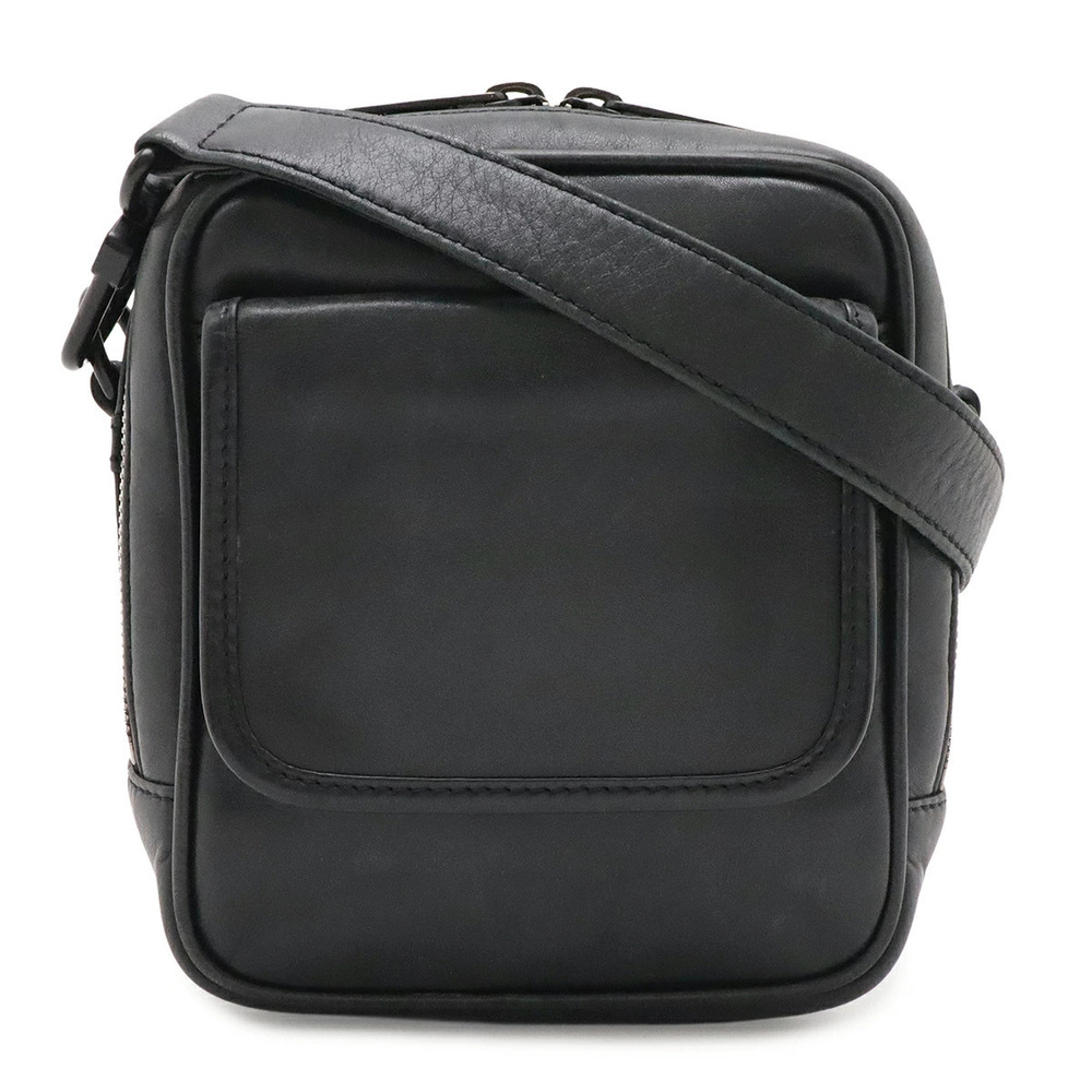 LOUIS VUITTON Monogram Defile Peonia Shoulder Bag Leather Black Noir Black